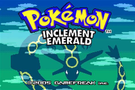 pokemon inclement emerald|Pokemon Inclement Emerald ROM (Hacks, Cheats + Download Link).